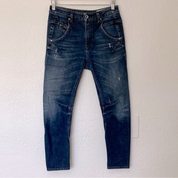 Diesel Denim - Diesel Frayza Relaxed Boyfriend Low-Waist 25x32 Wash 0842R Stretch